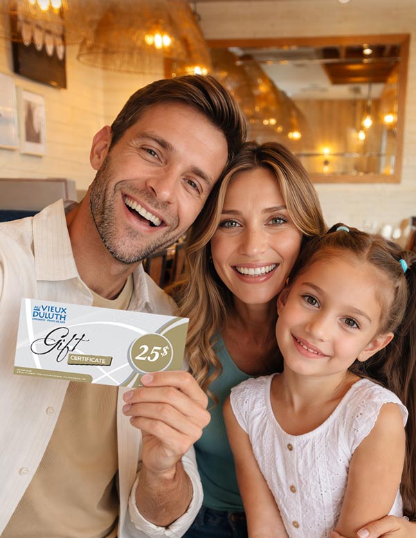 Au Vieux Duluth Gift Certificate
