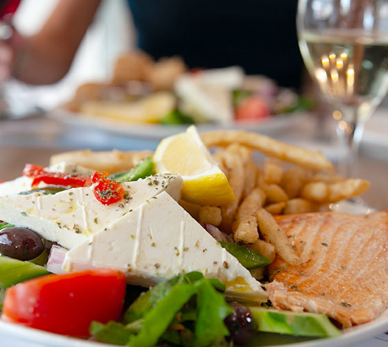 Assiette somptueuse chez Au Vieux Duluth