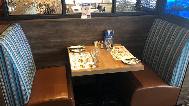 Greenfield Park banquette 1